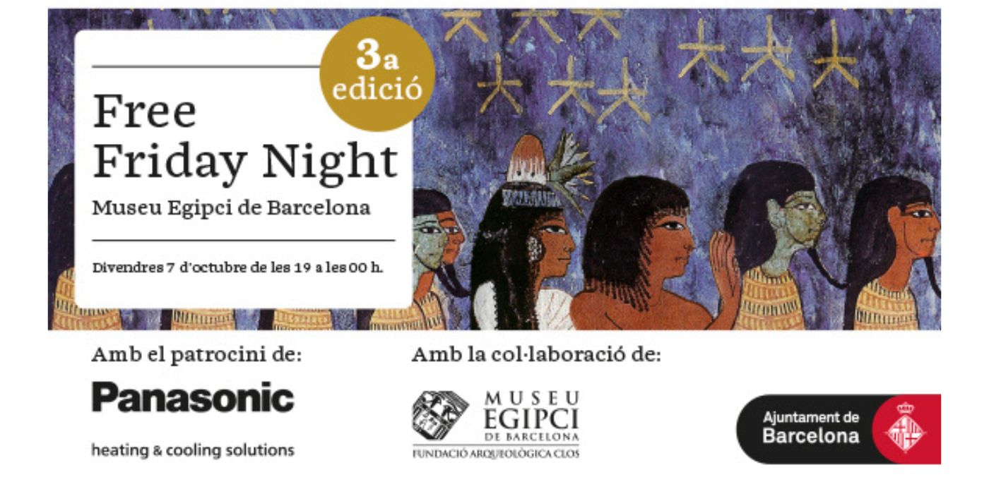Torna la Free Friday Night aquest divendres al Museu Egipci de Barcelona